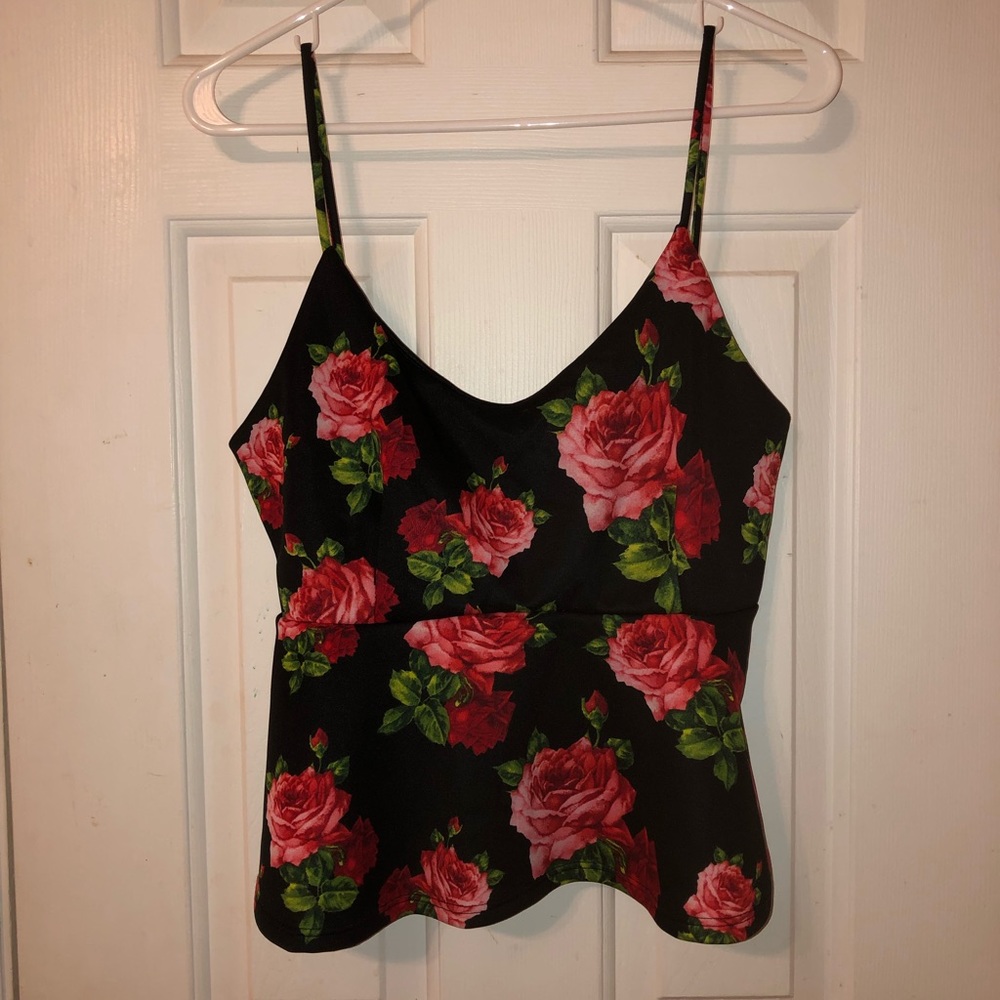Fancy tank crop top